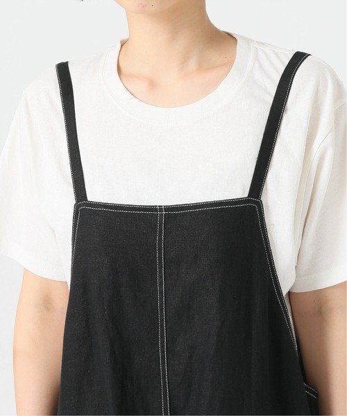 JOURNAL STANDARD relume（ジャーナルスタンダード　レリューム）の「リネン/VISキャンバス エプロンワンピース◆（ワンピース・レディース・ブラック/ベージュ・FREE）」の17枚目の写真