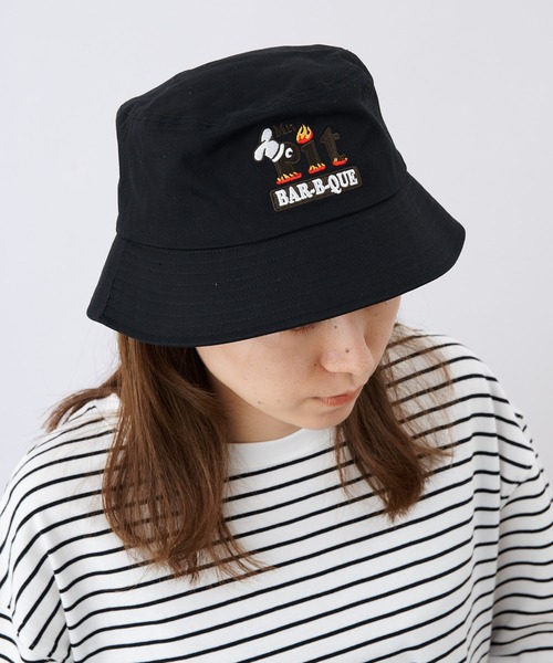 COLONY 2139（コロニートゥーワンスリーナイン）の「アメリカンショップサインバケットハット（ハット・レディース・その他35/ブラック系その他2/ホワイト/ホワイト系その他2/ホワイト系その他/ブラック・FREE）」の6枚目の写真