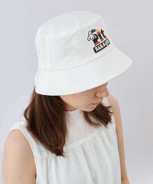 COLONY 2139（コロニートゥーワンスリーナイン）の「アメリカンショップサインバケットハット（ハット・レディース・その他35/ブラック系その他2/ホワイト/ホワイト系その他2/ホワイト系その他/ブラック・FREE）」の14枚目の写真