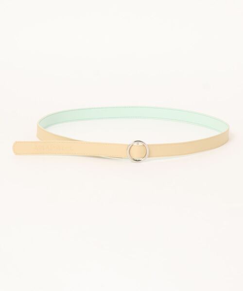 ANAP GｉRL（アナップガール）の「リバーシブルエナメル細ベルト（ベルト・キッズ・ミント/イエロー/ラベンダー・FREE）」の11枚目の写真