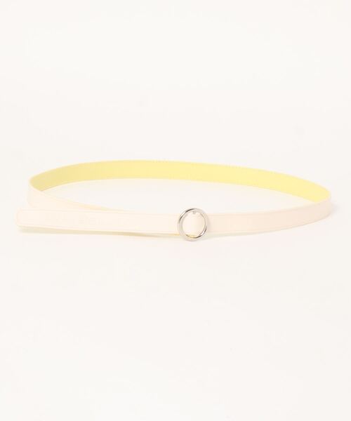 ANAP GｉRL（アナップガール）の「リバーシブルエナメル細ベルト（ベルト・キッズ・ミント/イエロー/ラベンダー・FREE）」の13枚目の写真