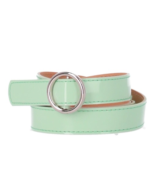 ANAP GｉRL（アナップガール）の「リバーシブルエナメル細ベルト（ベルト・キッズ・ミント/イエロー/ラベンダー・FREE）」の6枚目の写真