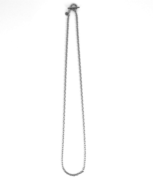 LHME(エルエイチエムイー)の「LHME 100%PURE!!!アズキチェーンロングネックレス/サージカルステンレス316L(金属アレルギー対応)(ネックレス・レディース・シルバー・70cm)」の2枚目の写真