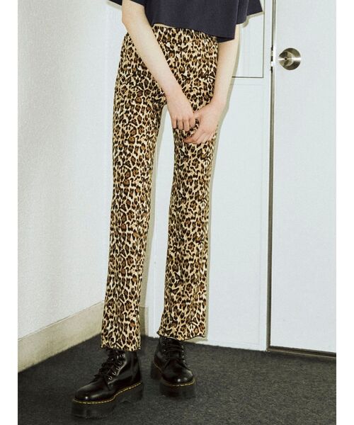 jouetie（ジュエティ）の「イージーフレアパンツ（その他パンツ・レディース・その他2/ブルー/その他1/ブラック/グリーン/ピンク・MEDIUM）」の5枚目の写真