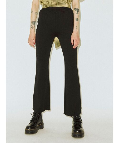 jouetie（ジュエティ）の「イージーフレアパンツ（その他パンツ・レディース・その他2/ブルー/その他1/ブラック/グリーン/ピンク・MEDIUM）」の2枚目の写真