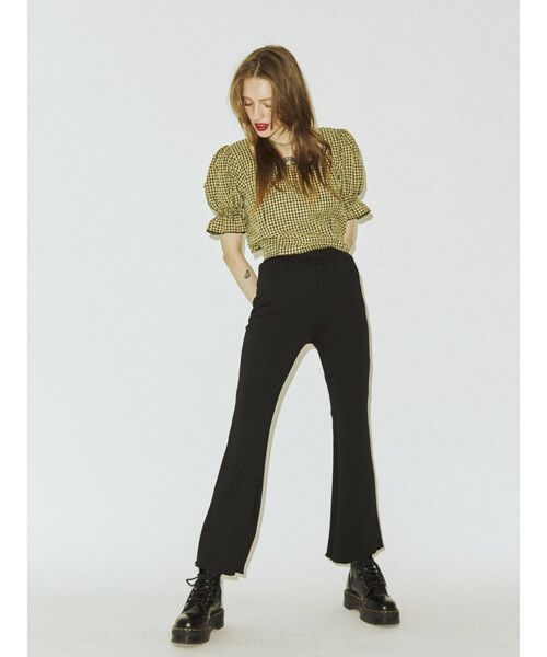 jouetie（ジュエティ）の「イージーフレアパンツ（その他パンツ・レディース・その他2/ブルー/その他1/ブラック/グリーン/ピンク・MEDIUM）」の12枚目の写真