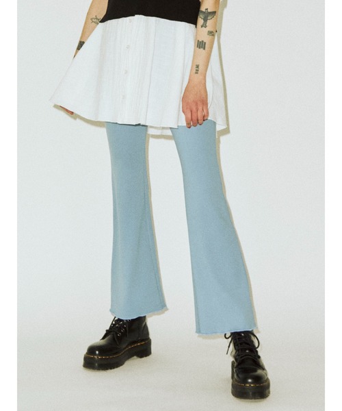 jouetie（ジュエティ）の「イージーフレアパンツ（その他パンツ・レディース・その他2/ブルー/その他1/ブラック/グリーン/ピンク・MEDIUM）」の3枚目の写真