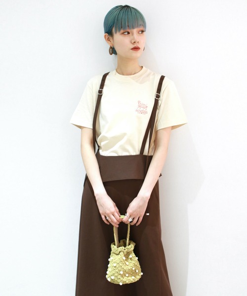 G.V.G.V.（ジーヴィージーヴィー）の「WRAPRED JUMPER SKIRT（スカート・レディース・ブラック/ブラウン・36/34）」の5枚目の写真