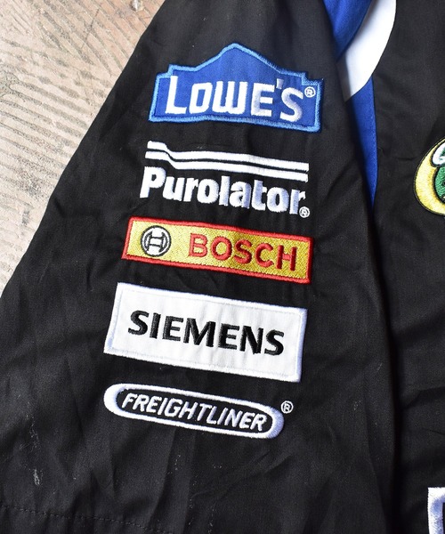 VINTAGE(ヴィンテージ)の「【ヴィンテージ古着】00's JH Design NASCAR 'Lowe's' レーシング ハーフスリーブシャツ(シャツ/ブラウス・メンズ・ブラック・LARGE)」の8枚目の写真