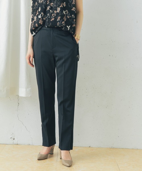 URBAN RESEARCH ROSSO WOMEN(アーバンリサーチ ロッソ)の「サイドジップスリットパンツ(その他パンツ・レディース・ブラック/モカ・38/36)」の11枚目の写真