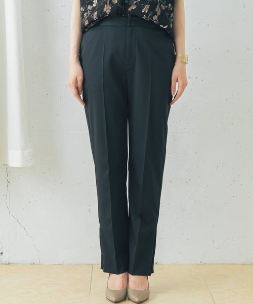 URBAN RESEARCH ROSSO WOMEN(アーバンリサーチ ロッソ)の「サイドジップスリットパンツ(その他パンツ・レディース・ブラック/モカ・38/36)」の17枚目の写真