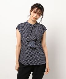 Te chichi | ランダム幾何柄ボウタイブラウス(シャツ/ブラウス)