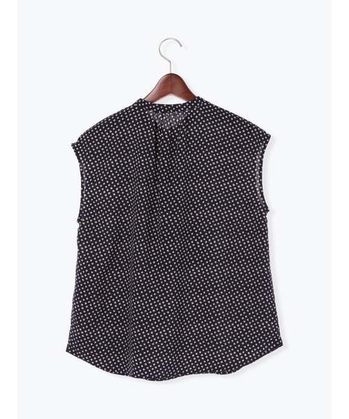 Te chichi（テチチ）の「ランダム幾何柄ボウタイブラウス（シャツ/ブラウス・レディース・オフホワイト/ネイビー・ﾌﾘ-）」の10枚目の写真