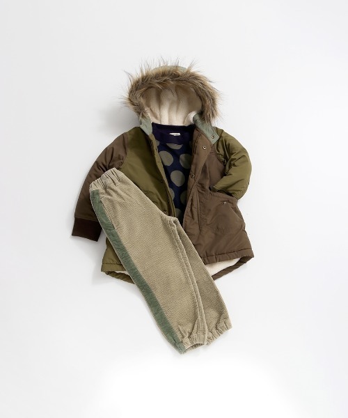 MAKE YOUR DAY（メイクユアデイ）の「モッズコート■80～140cm（モッズコート・キッズ・カーキ/ブラック/ベージュ/マルチ・80/100/110/130/140/120/90）」の11枚目の写真