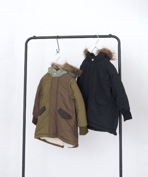 MAKE YOUR DAY（メイクユアデイ）の「モッズコート■80～140cm（モッズコート・キッズ・カーキ/ブラック/ベージュ/マルチ・80/100/110/130/140/120/90）」の12枚目の写真