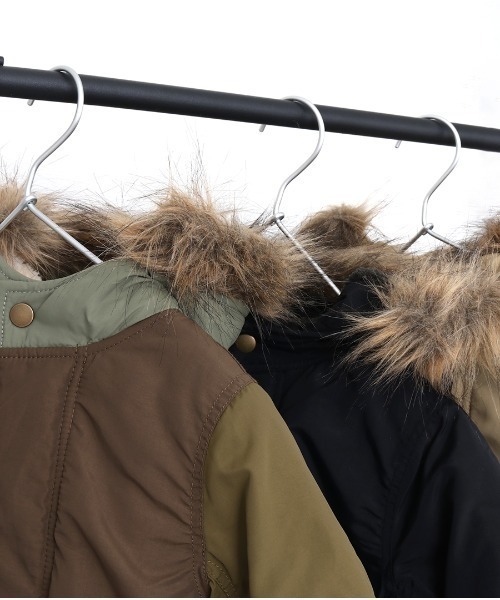 MAKE YOUR DAY（メイクユアデイ）の「モッズコート■80～140cm（モッズコート・キッズ・カーキ/ブラック/ベージュ/マルチ・80/100/110/130/140/120/90）」の14枚目の写真