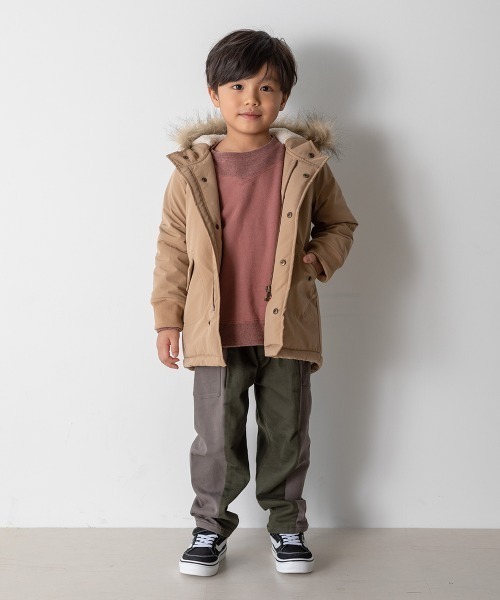 MAKE YOUR DAY（メイクユアデイ）の「モッズコート■80～140cm（モッズコート・キッズ・カーキ/ブラック/ベージュ/マルチ・80/100/110/130/140/120/90）」の9枚目の写真