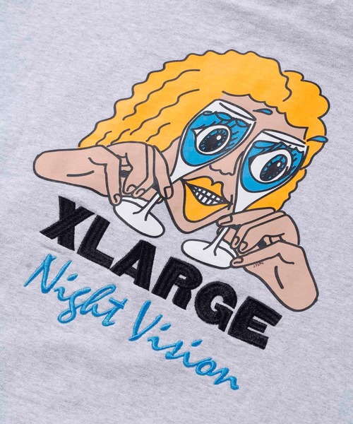 XLARGE(エクストララージ)の「NIGHT VISION PULLOVER HOODED SWEAT(パーカー・メンズ・アッシュ/ブラック/グリーン・S/M/XL/L)」の6枚目の写真