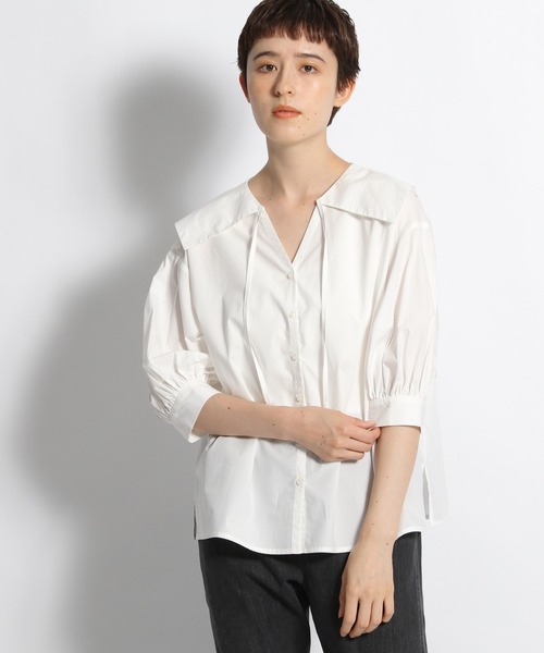 Nikoデカ襟キーネックブラウス シャツ ブラウス Niko And ニコアンド のファッション