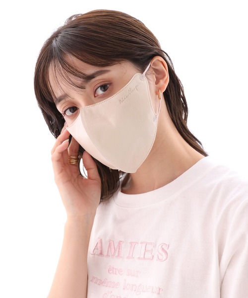 one after another NICE CLAUP（ワンアフターアナザーナイスクラップ）の「艶っぽ不織布マスク（各色４枚入り）（マスク・レディース・ピンク系その他/オレンジ系その他/ベージュ系その他・FREE）」の8枚目の写真