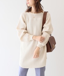 SLOBE IENA | 【A BLENDS / エーブレンズ】SLOBE別注2WAY ワッフルロンティー【手洗い可】◆(Tシャツ/カットソー)