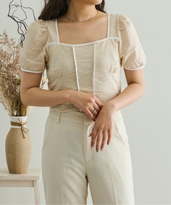 TODAYFUL/トゥデイフル】2way Sheer Knittops/シアーニットトップス（T