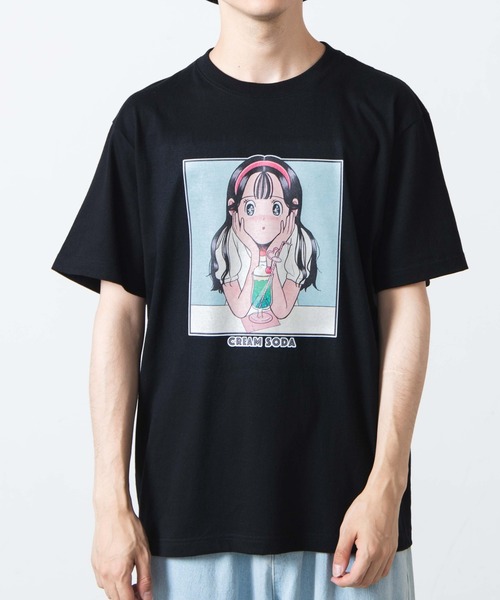 WEGO GRAPHICS（ウィゴーグラフィックス）の「WEGO/放課後アートWEGO/部 三枝かりん T（Tシャツ/カットソー・メンズ・ホワイト/ブラック・MEDIUM/LARGE/X-LARGE）」の10枚目の写真