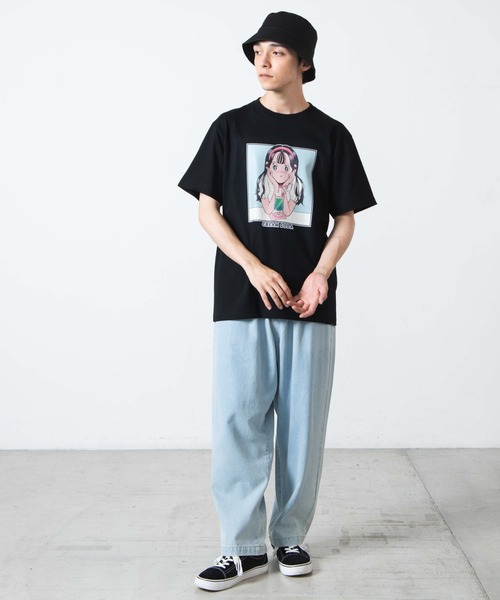 WEGO GRAPHICS（ウィゴーグラフィックス）の「WEGO/放課後アートWEGO/部 三枝かりん T（Tシャツ/カットソー・メンズ・ホワイト/ブラック・MEDIUM/LARGE/X-LARGE）」の6枚目の写真