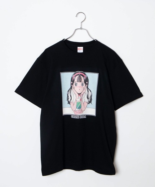 WEGO GRAPHICS（ウィゴーグラフィックス）の「WEGO/放課後アートWEGO/部 三枝かりん T（Tシャツ/カットソー・メンズ・ホワイト/ブラック・MEDIUM/LARGE/X-LARGE）」の14枚目の写真