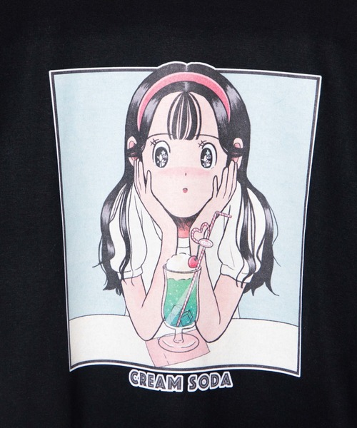 WEGO GRAPHICS（ウィゴーグラフィックス）の「WEGO/放課後アートWEGO/部 三枝かりん T（Tシャツ/カットソー・メンズ・ホワイト/ブラック・MEDIUM/LARGE/X-LARGE）」の18枚目の写真