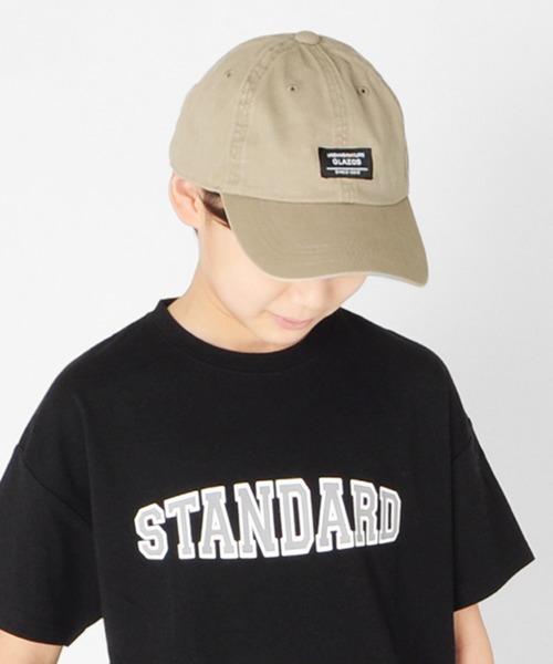GLAZOS（グラソス）の「ネーム付きツイルキャップ（キャップ・キッズ・ブラック/ベージュ/ブルー/モカ・フリー）」の4枚目の写真
