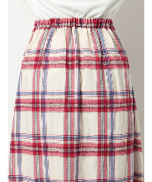 merry jenny（メリージェニー）の「【セットアップ】チェックタックマキシスカート（スカート・レディース・レッド/グリーン・FREE）」の11枚目の写真