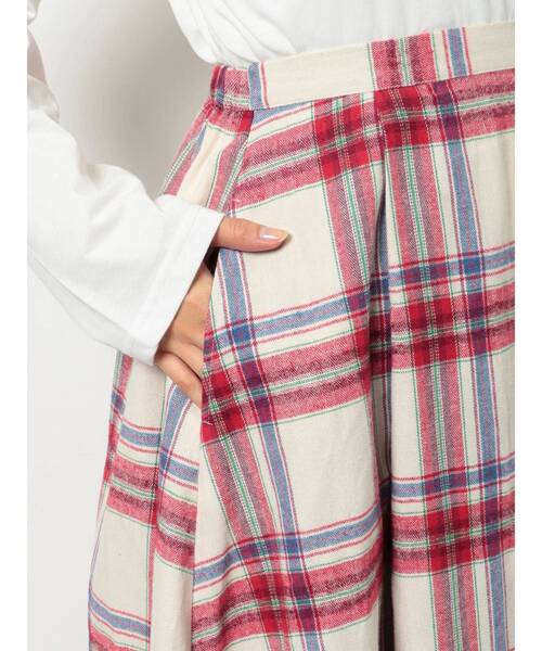 merry jenny（メリージェニー）の「【セットアップ】チェックタックマキシスカート（スカート・レディース・レッド/グリーン・FREE）」の20枚目の写真