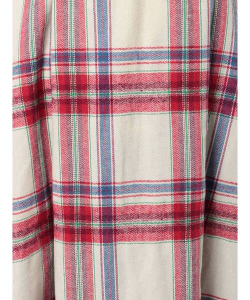 merry jenny（メリージェニー）の「【セットアップ】チェックタックマキシスカート（スカート・レディース・レッド/グリーン・FREE）」の14枚目の写真