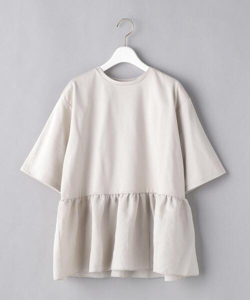 UNITED ARROWS（ユナイテッドアローズ）の「＜UNITED ARROWS＞C/P COMBI ティアード プルオーバー B◆（Tシャツ/カットソー・レディース・ライトグレー/ブラック/ネイビー・FREE）」の13枚目の写真