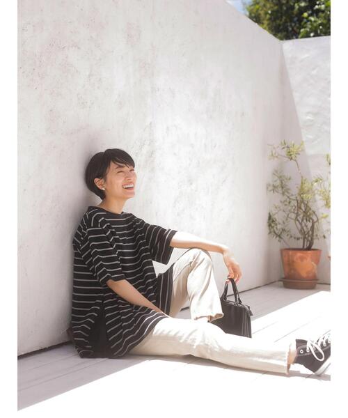 AMERICAN HOLIC(アメリカンホリック)の「製品染めキャロットパンツ(その他パンツ・レディース・グレイッシュベージュ・M/L/S/XS)」の16枚目の写真