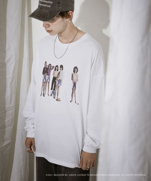 URBAN RESEARCH（アーバンリサーチ）の「URBAN RESEARCH iD　ROLLING STONES LONG-SLEEVE（Tシャツ/カットソー・メンズ・ホワイト/スミクロ・MEDIUM/LARGE）」の2枚目の写真