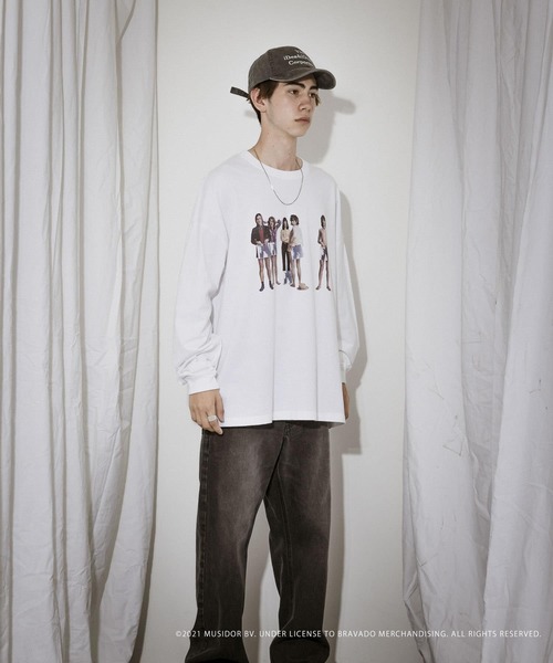 URBAN RESEARCH（アーバンリサーチ）の「URBAN RESEARCH iD　ROLLING STONES LONG-SLEEVE（Tシャツ/カットソー・メンズ・ホワイト/スミクロ・MEDIUM/LARGE）」の5枚目の写真