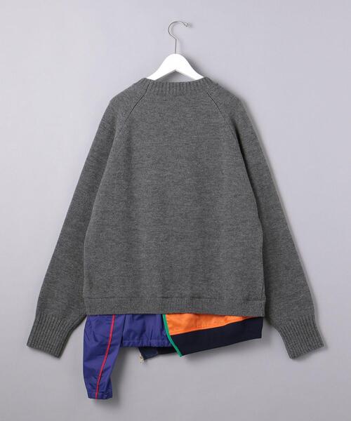 kolor（カラー）の「＜kolor（カラー）＞ クルーネック セーター■■■（ニット/セーター・メンズ・ダークグレー・3/1）」の2枚目の写真