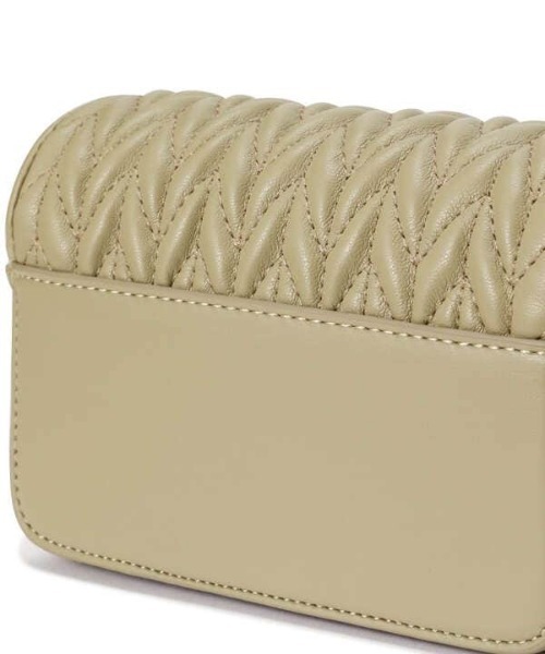 N.（N. Natural Beauty Basic）（エヌエヌナチュラルビューティーベーシック）の「◆ワイドベルトキルティングミニショルダーバッグ（ショルダーバッグ・レディース・ブラック/ナチュラル/ライトグリーン・ﾌﾘ-）」の15枚目の写真