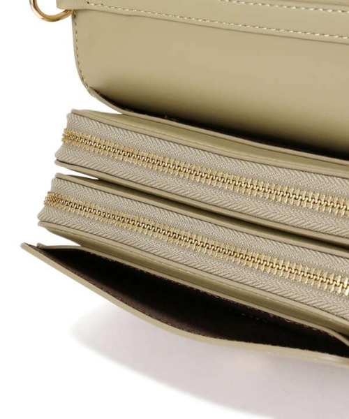 N.（N. Natural Beauty Basic）（エヌエヌナチュラルビューティーベーシック）の「◆ワイドベルトキルティングミニショルダーバッグ（ショルダーバッグ・レディース・ブラック/ナチュラル/ライトグリーン・ﾌﾘ-）」の17枚目の写真