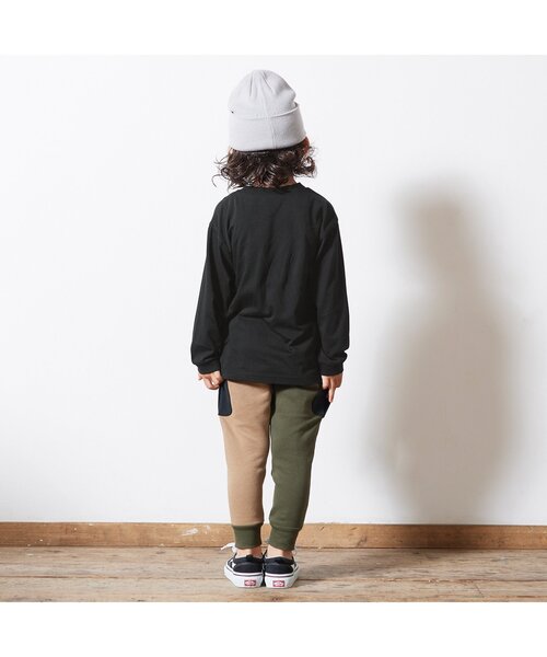 BREEZE（ブリーズ）の「4柄5色Tシャツ（Tシャツ/カットソー・キッズ・ブラック/カーキ/ブラウン/サックスブルー/オフホワイト・130/100/140/150/110/120/90/160）」の19枚目の写真