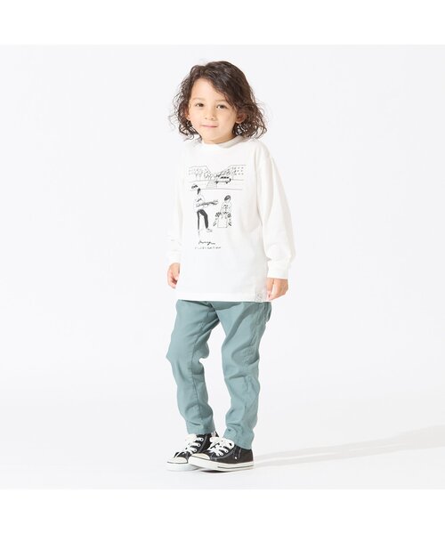 BREEZE（ブリーズ）の「4柄5色Tシャツ（Tシャツ/カットソー・キッズ・ブラック/カーキ/ブラウン/サックスブルー/オフホワイト・130/100/140/150/110/120/90/160）」の10枚目の写真