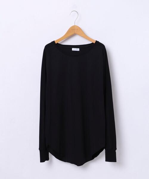 FEELING MADE（フィーリングメイド）の「FEELING MADE ヨークシーム プルオーバー <UNISEX>（Tシャツ/カットソー・レディース・ブラック/ベージュ/オフホワイト・MEDIUM/LARGE）」の3枚目の写真