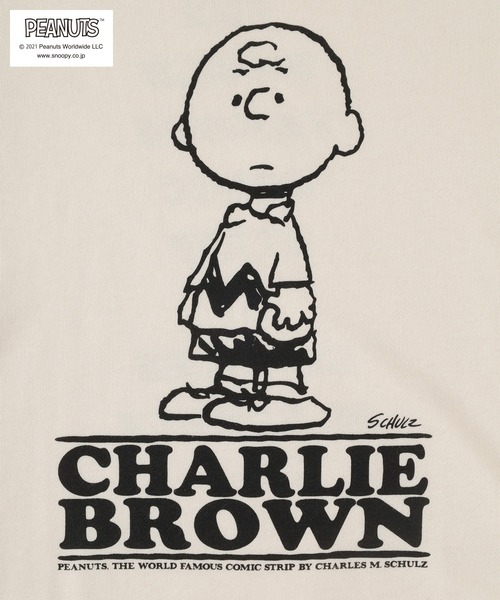 PEANUTS(ピーナッツ)の「【PEANUTS/ピーナッツ】スヌーピー プリント ビッグシルエット スウェットトレーナー(スウェット・レディース・モカ/マルチ/ブルーグリーン/オフホワイト/ピンク・M/L/XL)」の7枚目の写真