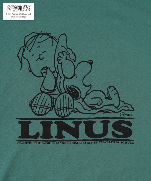 PEANUTS(ピーナッツ)の「【PEANUTS/ピーナッツ】スヌーピー プリント ビッグシルエット スウェットトレーナー(スウェット・レディース・モカ/マルチ/ブルーグリーン/オフホワイト/ピンク・M/L/XL)」の14枚目の写真