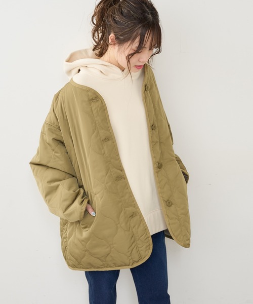 PUAL CE CIN（ピュアルセシン）の「【WEB限定】裏起毛裾スリットパーカープルオーバー（パーカー・レディース・グレイッシュベージュ/ブラック/ブラウン/モカ/オフホワイト/キャメル・FREE）」の14枚目の写真