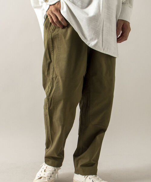ARMY TWILL（アーミーツイル）の「【ARMY TWILL/アーミーツイル】BOUBLE KNEE PANTS ダブルニーパンツ（その他パンツ・メンズ・ブラック/オリーブ・MEDIUM/LARGE）」の2枚目の写真