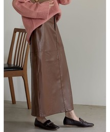 Re:EDIT | エコレザーロングスカート(スカート)