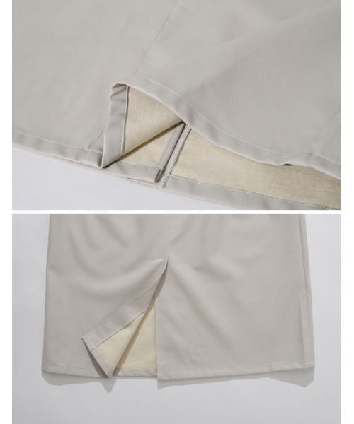 Re:EDIT（リエディ）の「エコレザーロングスカート（スカート・レディース・ブラック/ブラウン/アイボリー/カーキ・SHORT/MEDIUM/TALL/LARGE）」の20枚目の写真